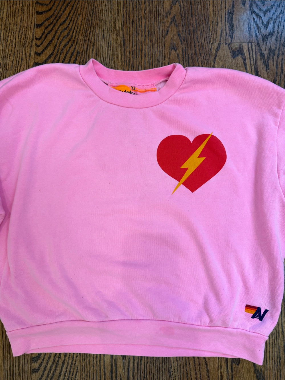 Aviator Nation Heart Bolt Crewneck